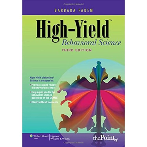 High Yield Behavioral Science 3Ed (Pb 2008)