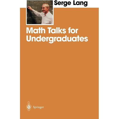 Math Talks For Undergraduates (Pb) 