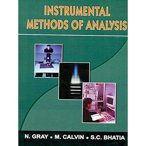 Instrumental Methods Of Analysis (Pb 2019)