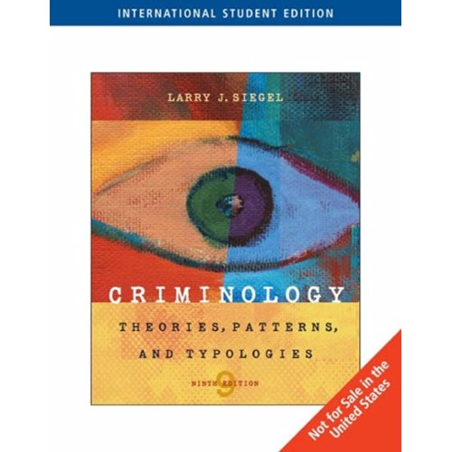 Ise Crminology Theories Patterns And 9 E (Pb ...