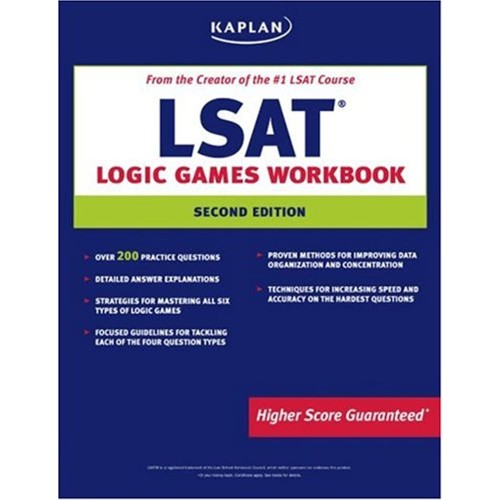 Kaplan Lsat Logic Games Workbook,2/E 