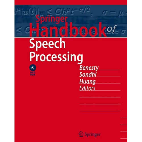 Springer Handbook Of Speech Processing, With ...