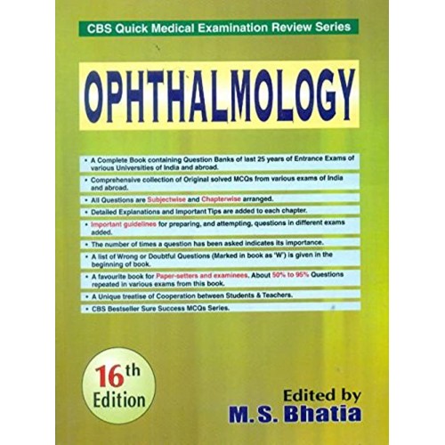 Opthalmology (Cbs Quick Medical Examination R...