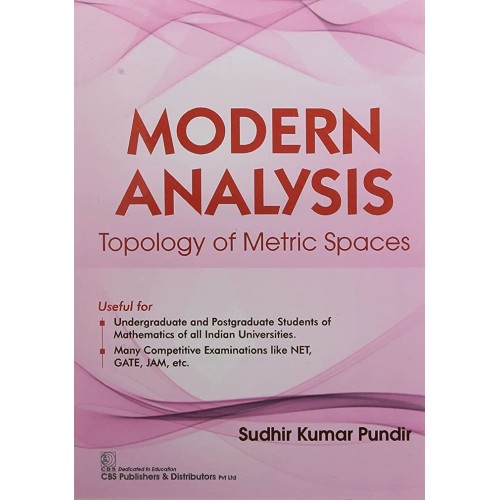 Modern Analysis Topology Of Metric Spaces (Pb...