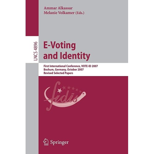 E Voting And Identity (Pb 2007)