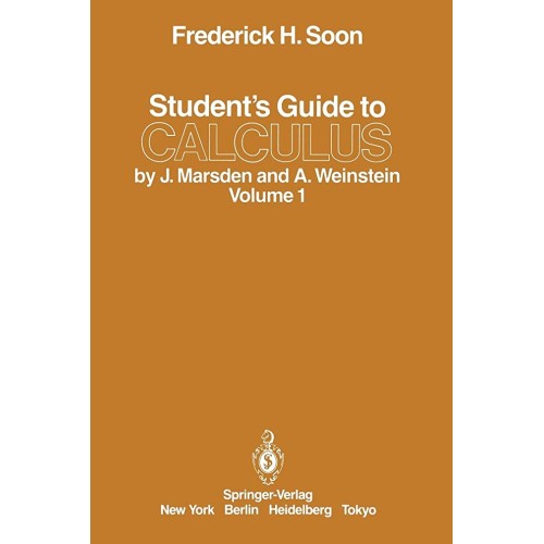 Student'S Guide To Calculus By J. Marsden And...