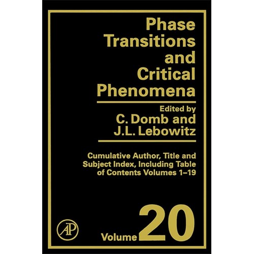 Phase Transitions And Critical Phenomena , Vo...