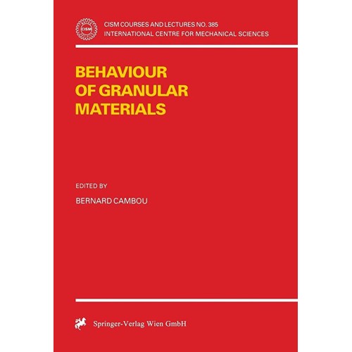 Cism 385 Behaviour Of Granular Materials (Pb ...