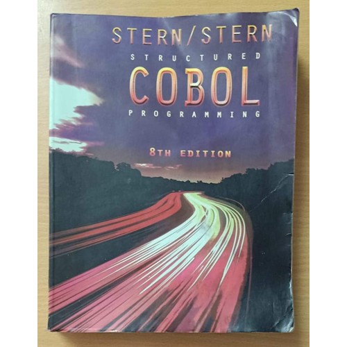 Structured Cobol Programming  ; 8/E 