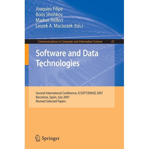 Software And Data Technologies (Pb 2008)