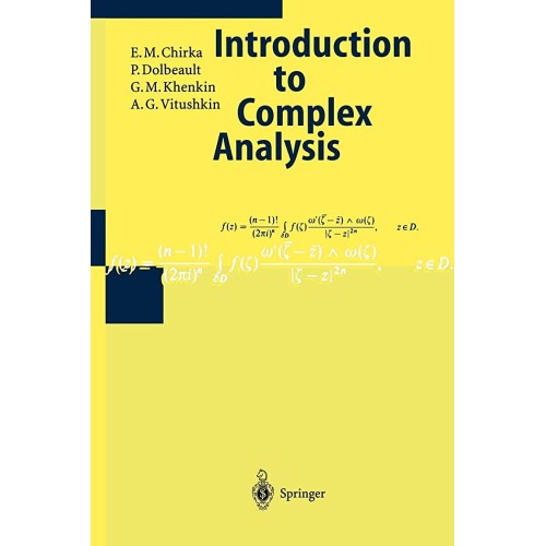 Introduction To Complex Analysis (Pb) 