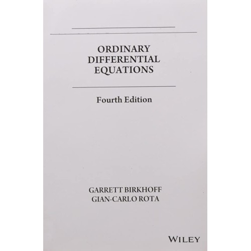 Ordinary Differential Equations 4Ed (Pb 2016)...