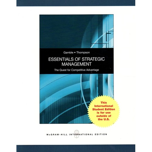 Essentials Of Strategic Management (Pb 2009) 