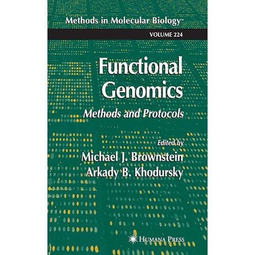 Functional Genomics: Methods And Protocols, V...