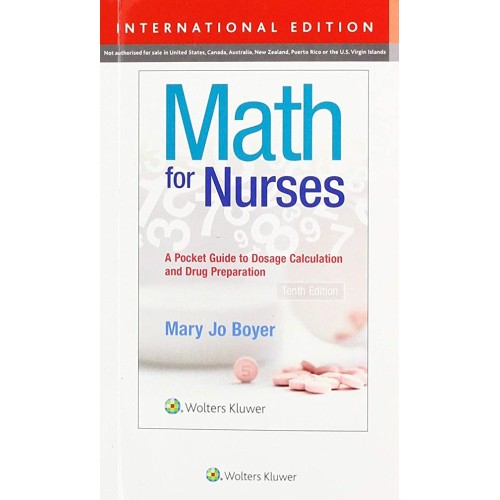 Math For Nurses 10Ed (Ie) (Pb 2020)