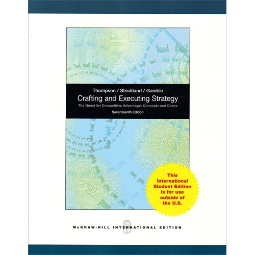 Crafting And Executing Strategy17Ed (Ie) (Pb ...