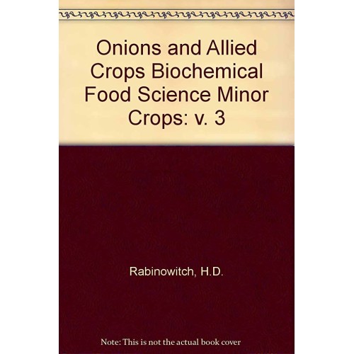 Crc Onions And Allied Crops, Vol-Iii 