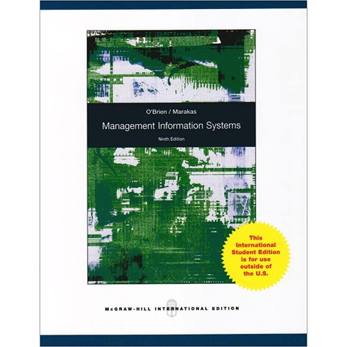 Management Information Systems 9Ed (Ie) (Pb 2...