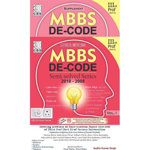 Mbbs De Code Semi Solved Series 2018-2008 Wit...