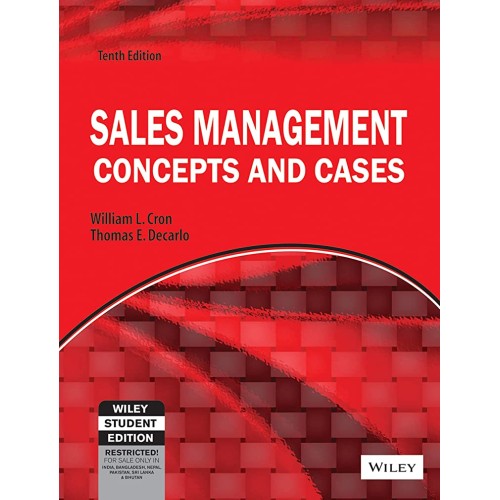 Sales Management Concepts And Cases 10Ed (Isv...