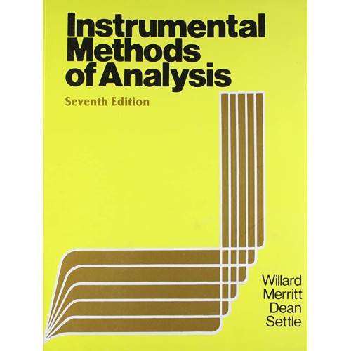 Instrumental Methods Of Analysis 7Ed (Pb 1986...