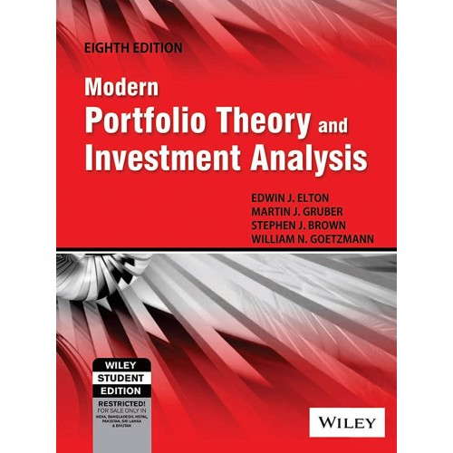 Modern Portfolio Theory And Investment Analys...