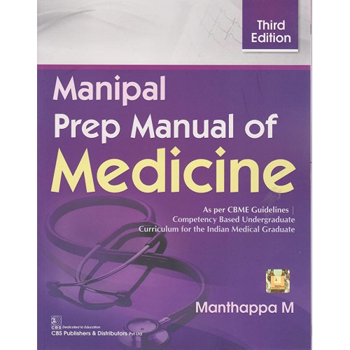 Manipal Prep Manual Of Medicine 3Ed (Pb 2021)