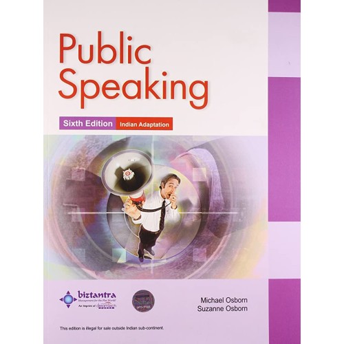 Public Speaking (6Th Ed.) Biztantra 