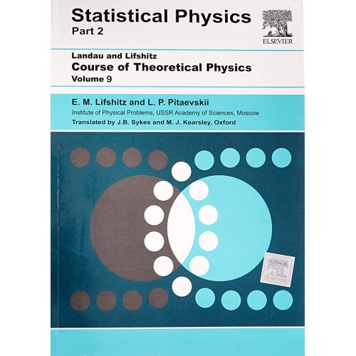 Course Of Theoretical Physics Vol 9 Statistic...