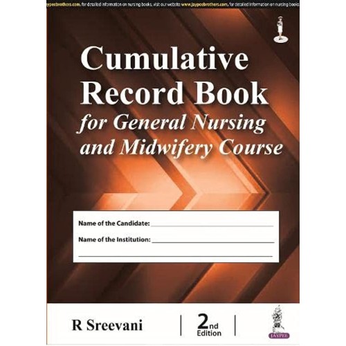 CUMULATIVE RECORD BOOK FOR GENERAL NURSING AN...