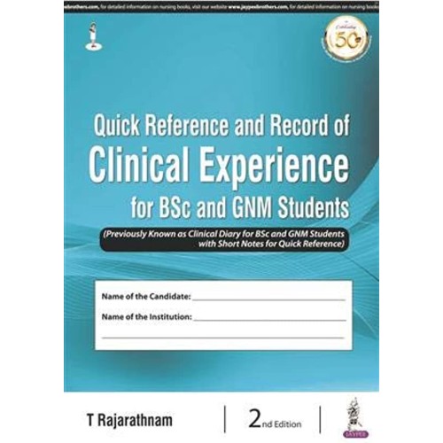 QUICK REFERENCE AND RECORD OF CLINICAL EXPERI...