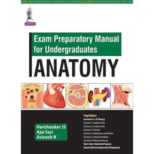 EXAM PREPARATORY MANUAL FOR UNDERGRADUATES ANATOMY