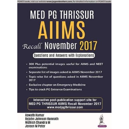 MED PG THRISSUR AIIMS RECALL NOVEMBER 2017