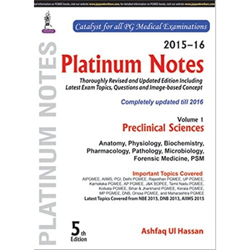 PLATINUM NOTES PRECLINICAL SCIENCES (2015-16)...