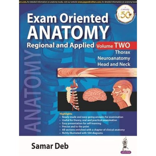 EXAM ORIENTED ANATOMY REGIONAL AND APPLIED (VOLUME 2)