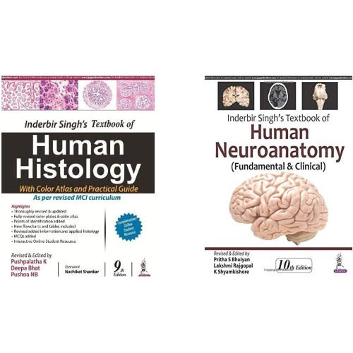 INDERBIR SINGH'S TEXTBOOK OF HUMAN HISTOLOGY WITH COLOUR ATLAS AND PRACTICAL GUIDE