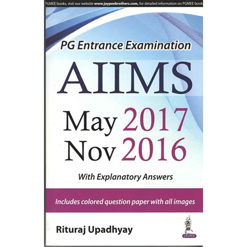 AIIMS MAY 2017 NOV 2016 (PG ENTRANCE EXAMINATION)