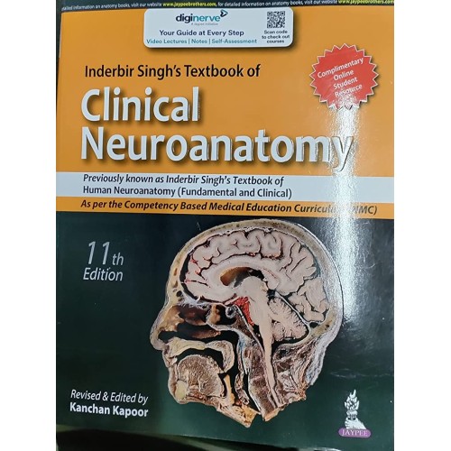 INDERBIR SINGH'S TEXTBOOK OF CLINICAL NEUROANATOMY