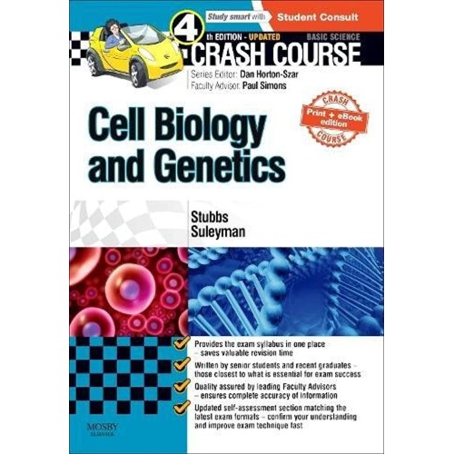 Crash Course: Cell Biology and Genetics Updated Print + eBook edition - 4E