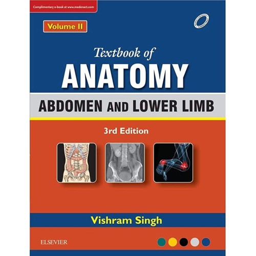 Textbook of Anatomy: Abdomen and Lower Limb, Vol - 2 (Updated Ed.) - 3E