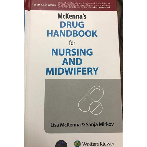 Mckenna's Durg Handbook For Nursing And Midwifery By Lisa Mckenna & Sanja Mirkov